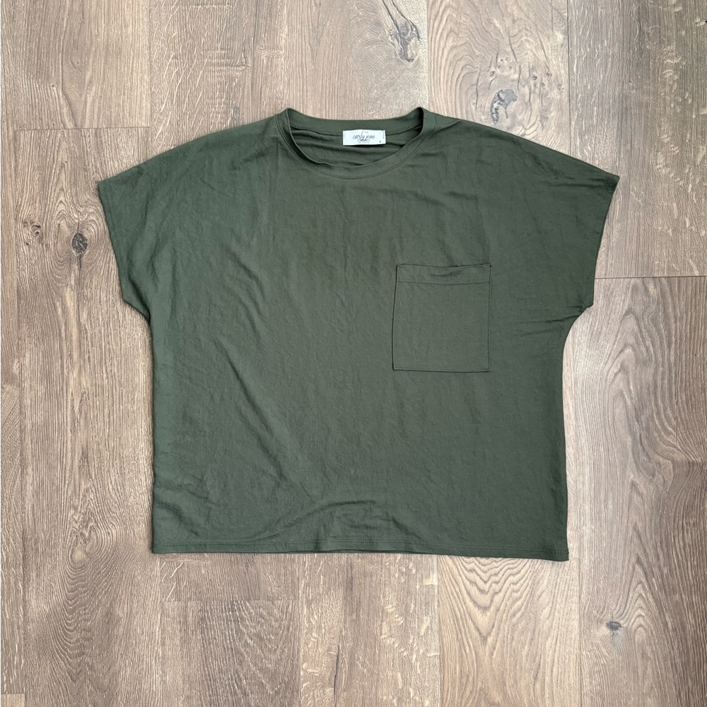 CJLA Olive Green Top